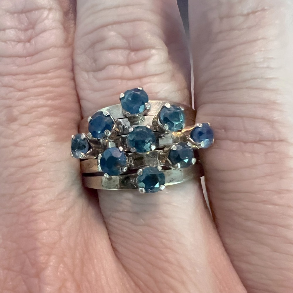 Vintage Harem Sapphire Ring - Picture 5 of 7